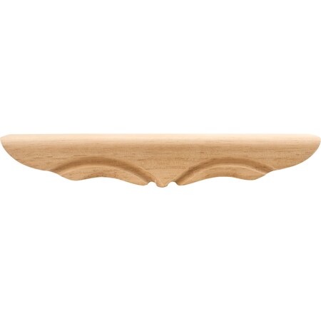 Hardware Resources 11-3/8" Wx1-3/4"Dx1-11/16"H Maple Middle Rounded Pedestal Foot PFM1-MP